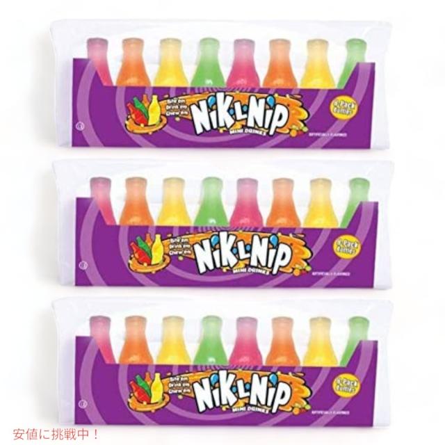 Nik-L-Nip ミニドリンクキャンディー （8カウント・3パック） 5,400円