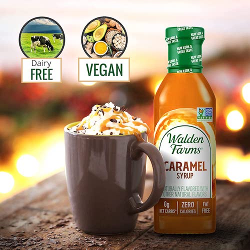 【お得な6本セット】Walden Farms カロリーフリー キャラメルシロップ 12oz/355ml ゼロカロリー 無脂肪 コレステロールゼロ グルテンフリー ヴィーガン お得な6本セット】Walden Farms カロリーフリー キャラメルシロップ