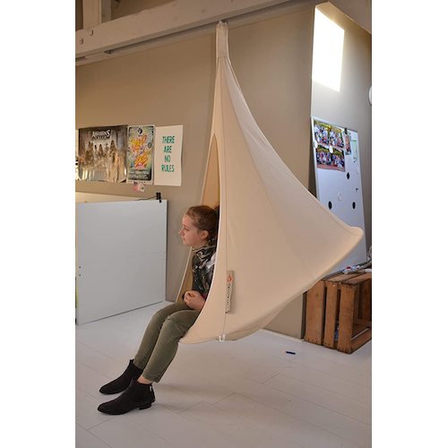 CACOON(カクーン) テント型ハンモック ナチュラルホワイト セミ