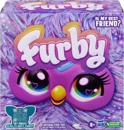 ファービー 2023 Furby Purple ファービー人形 パープル 光る 喋る