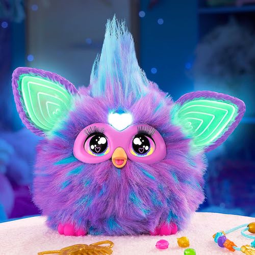 ファービー 2023 Furby Purple ファービー人形 パープル 光る 喋る