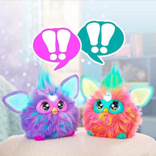 ファービー 2023 Furby Purple ファービー人形 パープル 光る 喋る