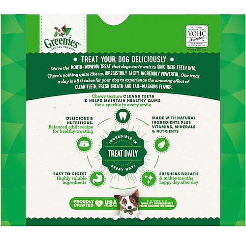 Greenies Original Dental Chews for Dogs, Large 34 Count