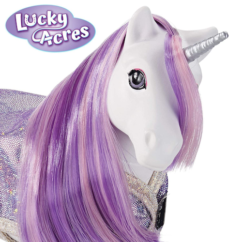 Breyer ホース カラーチェンジ バストイ ルナ ユニコーン 紫 ピンク 白