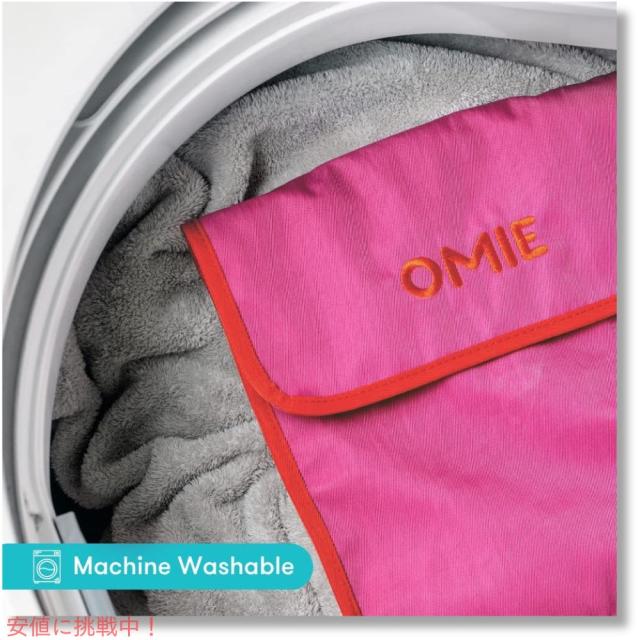 オミー Omie オミートート OmieBox用 ランチバッグ [ピンク] ストラップ＆水筒用ポケット付き 折りたたみ OmieTote Lunch Bag Pink_3