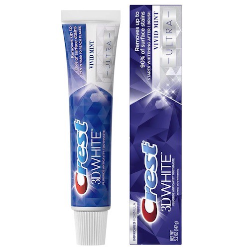 【3個】クレスト 歯磨き粉 3Dホワイト ウルトラ ホワイトニング 147g ビビッドミント Crest 3D White ULTRA  Whitening Toothpaste