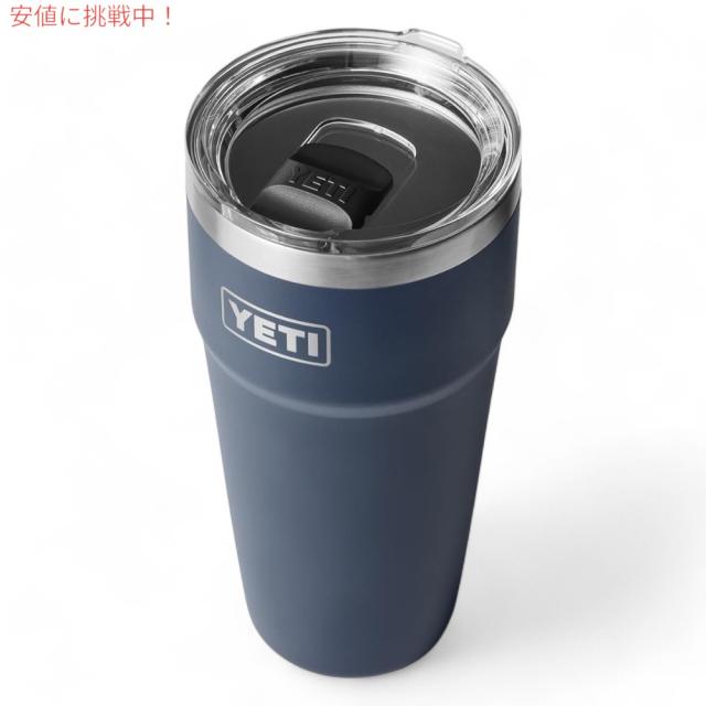 YETI イエティ ランブラー 30オンス スタッカブルカップ マグスライダー蓋 887ml ネイビー Rambler 30oz Stackable Cup Navy_1