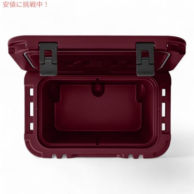 YETI イエティ ローディ 32 ホイール付き クーラーボックス ワイルドバインレッド ROADIE 32 Wheeled Cooler Wild Vine Red_2
