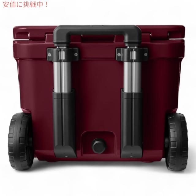 YETI イエティ ローディ 32 ホイール付き クーラーボックス ワイルドバインレッド ROADIE 32 Wheeled Cooler Wild Vine Red_5