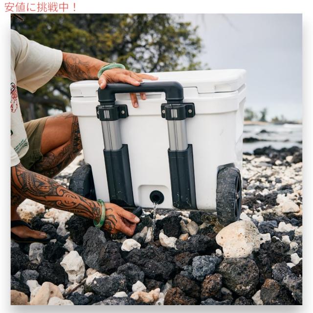 YETI イエティ ローディ 32 ホイール付き クーラーボックス ホワイト ROADIE 32 Wheeled Cooler White_9
