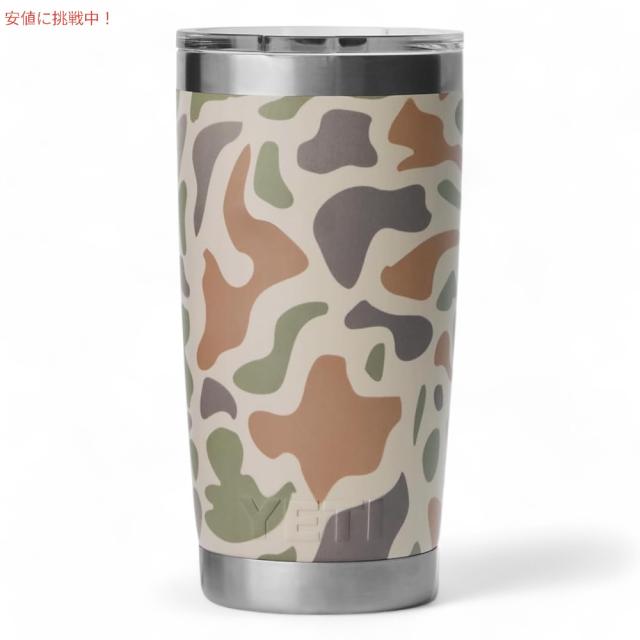 YETI イエティ ランブラー 20oz タンブラー マグスライダー蓋 タンカモ 保冷 保温 水筒 591ml  Rambler 20oz Tumbler MagSlider Tan Camo_2
