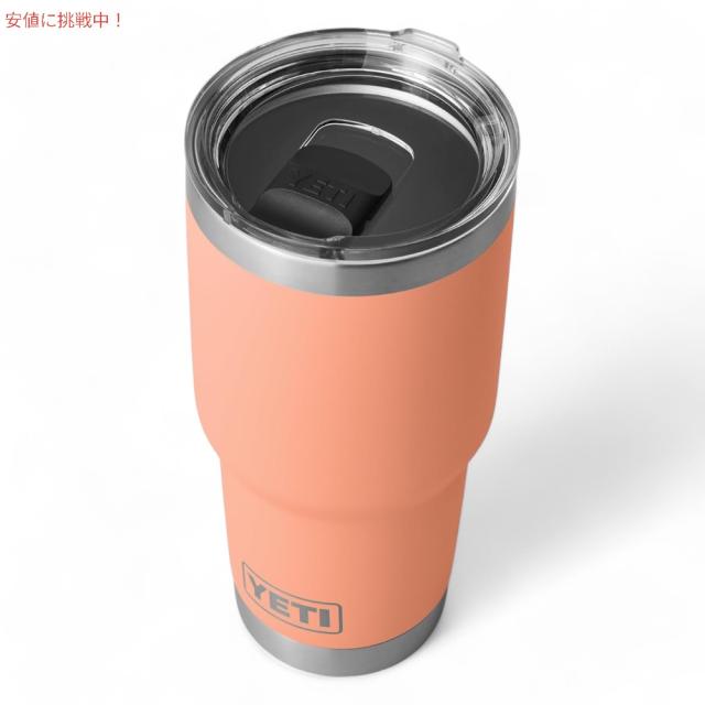 YETI イエティ ランブラー 30oz タンブラー マグスライダー蓋 887ml ローカントリーピーチ 保冷 保温 Rambler 30oz Tumbler With Magslider Lid LowcountryPeach_1