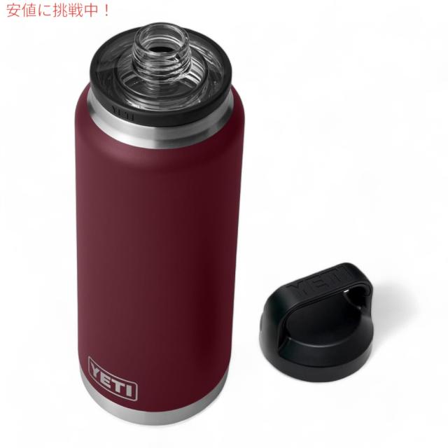 YETI イエティ ランブラー 36oz ボトル チャグキャップ ワイルドバインレッド 1065ml 水筒 Rambler 36 oz Bottle With Chug Cap Wild Vine Red_1