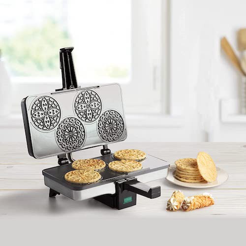 CucinaPro 220-03 ピッコロ Pizzelle ピッツェルメーカー ワッフル ...