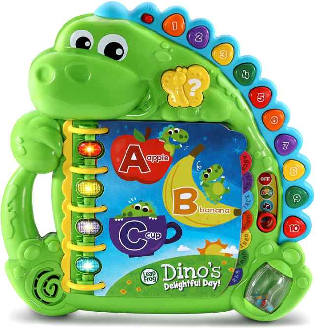 LeapFrog リープフロッグ ダイノフレンズ ディライトフル デイ アルファベットブック [グリーン] 英語 知育玩具の通販は