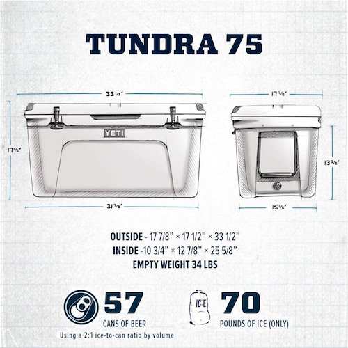 YETI】Tundra 75 Hard Cooler WHITE / イエティ クーラーボックス