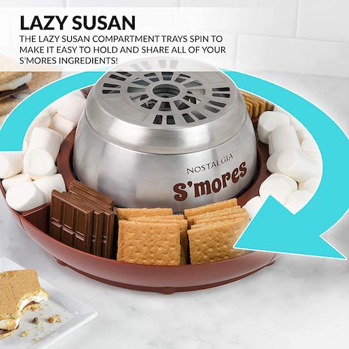Nostalgia ノスタルジア 電気スモアメーカー S’mores maker 焼きマシュマロ ステンレススチール LSM400　マシュマロサンド　キャンプ　アウトドア　ホームパーティー　誕生日　クリスマス　バレンタイン_3