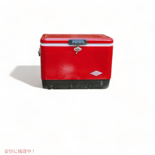 Coleman 54 Quart Steel Belted Cooler Red / コールマン Coleman 54 Quart Steel Belted Cooler Red / コールマン