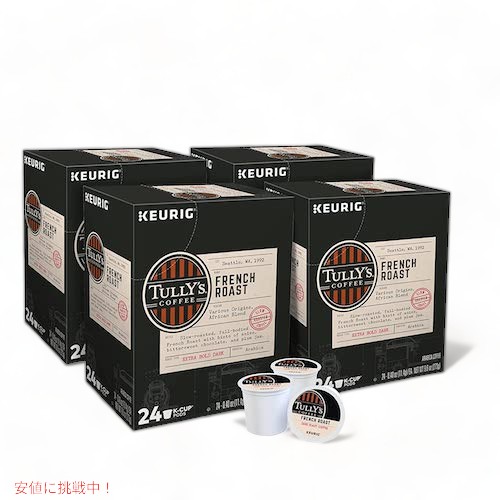 キューリグ Kカップ タリーズコーヒーフレンチロースト　96個　KEURIG Tully’s French Roast K-cups, 96-Count_2