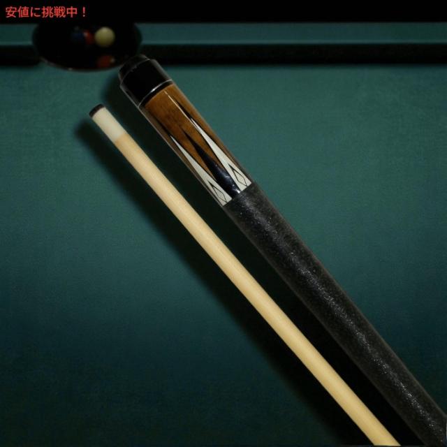 ISZY ビリヤード ショートプールキュースティック - ハードウッドカナディアンメープルプールスティック - ブラウン ブラック 48インチ Short Pool Cue Stick