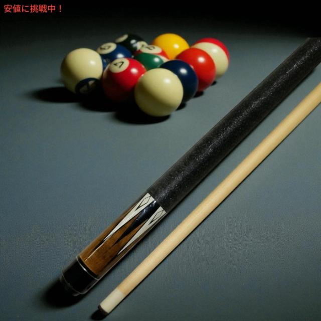 ISZY ビリヤード ショートプールキュースティック - ハードウッドカナディアンメープルプールスティック - ブラウン ブラック 48インチ Short Pool Cue Stick
