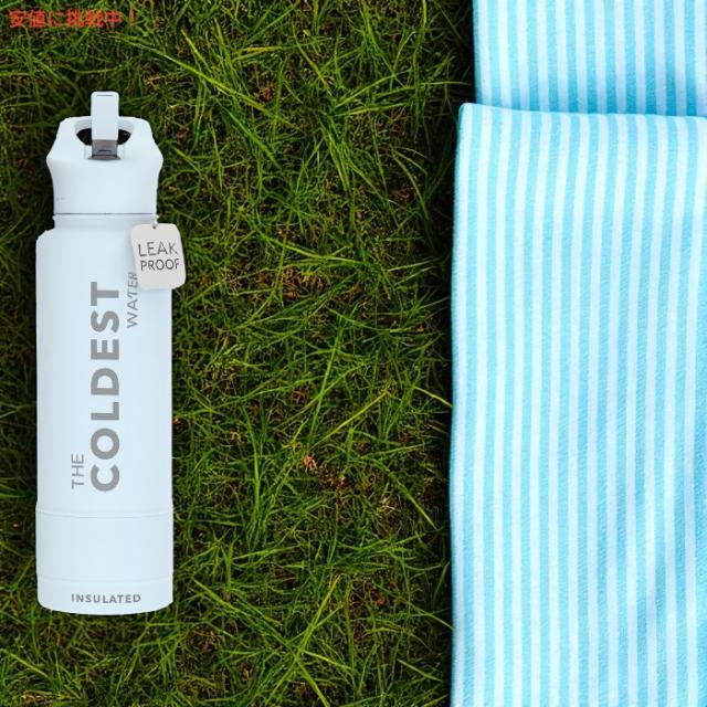 The Coldest Water 真空断熱ウォーターボトル ストロー付きキャップ 保冷保温 ステンレス製 モーニングミスト 40oz (1.18L) Insulated Bottle w/ Straw Lid_2