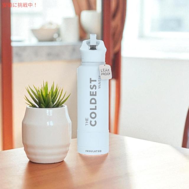 The Coldest Water 真空断熱ウォーターボトル ストロー付きキャップ 保冷保温 ステンレス製 モーニングミスト 40oz (1.18L) Insulated Bottle w/ Straw Lid_1