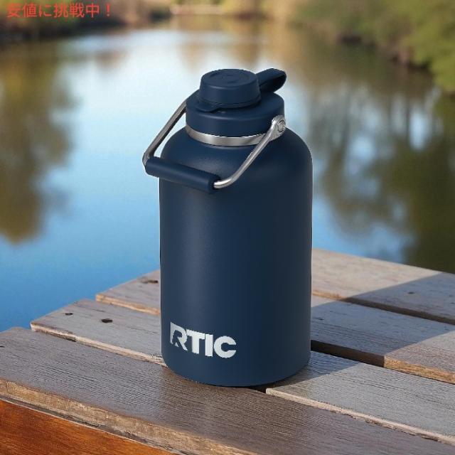 アールティック  アウトバック ジャグ 1ガロン ネイビー 断熱ウォーターボトル 蓋&ハンドル付き BPAフリー 二重壁真空断熱 Outback Jug 1Gallon アールティック RTIC アウトバック ジャグ 1ガロン ネイビー 断熱