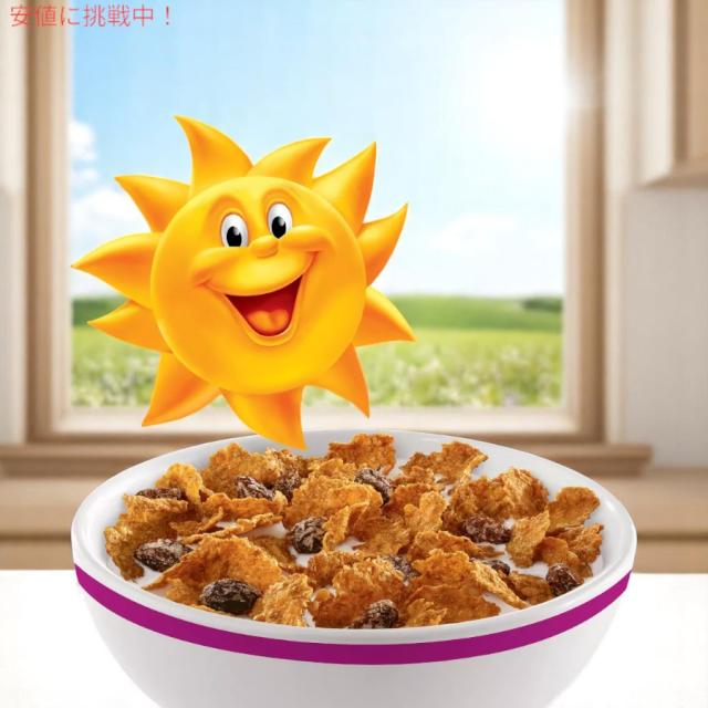 [6個セット] ケロッグ Kelloggs レーズン ブラン 朝食シリアル 16.1 oz Raisin Bran Breakfast Cereal 456g - Plain_3