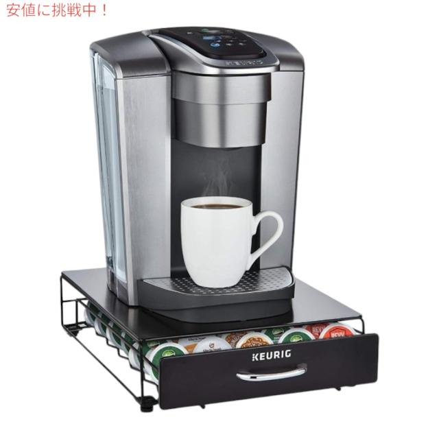 キューリグ コーヒーポッド収納ボックス Keurig ストレージ 引き出し 保管 35個 ブラック_2