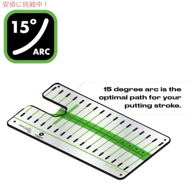 Back 2 Basics Golf Pro Path プロ パス パッティング ミラー - ポータブル トレーニング補助具 - 完璧なスイング アライメント Back 2 Basics Golf Pro Path プロ パス パッティング ミラー