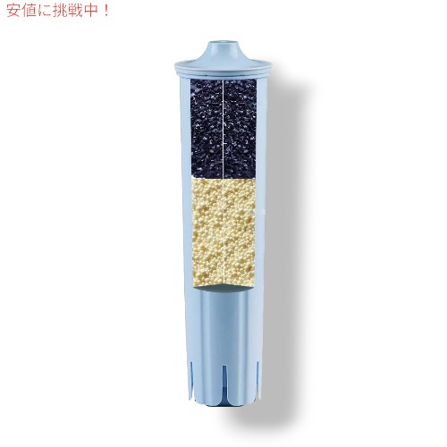 PUREUP コーヒーマシン用浄水フィルター Jura Claris Blue 交換用 送料無料 - 6 パック [Compatible w/ Jura Claris]