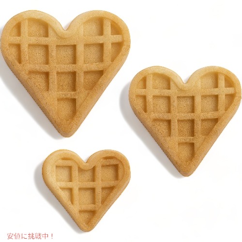ミニハートワッフルメーカー - 9個のハート型ワッフルまたはパンケーキ
