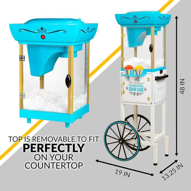 Nostalgia ノスタルジア かき氷機 レトロカートスラッシーマシン_6