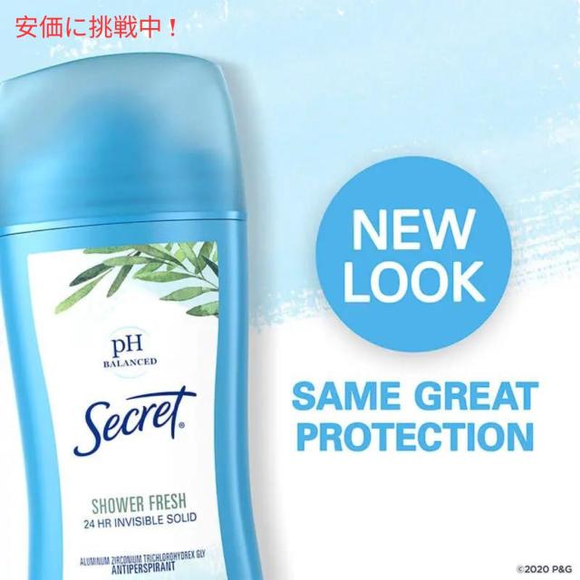 6個セット Secret Shower Fresh Invisible Solid  & Deodorant 2.6oz / シークレット インビジブルソリッド デオドラント シャワーフレッシュ 73g
