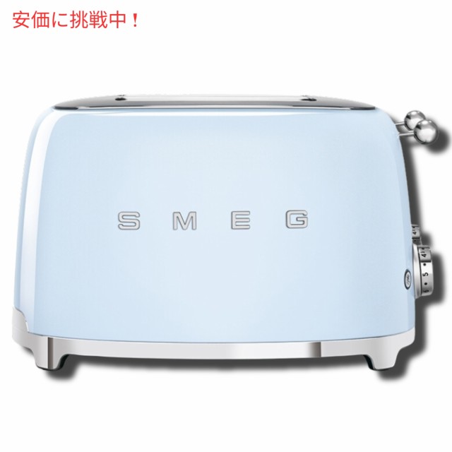 スメッグ トースター SMEG レトロデザイン 4スライス トースト パステルブルー Reto 4 Slot Toaster Pastel Blue