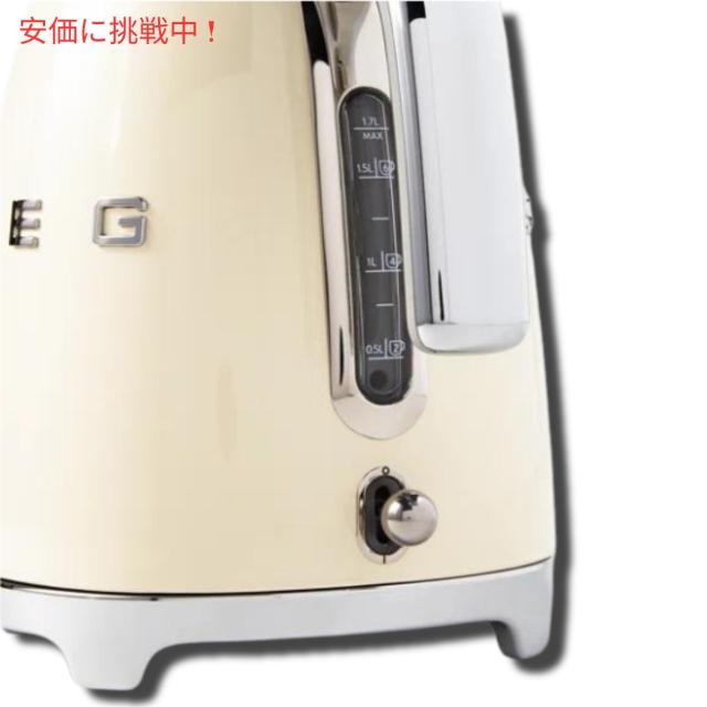 スメッグ 電気ケトル SMEG レトロデザイン 湯沸かし器 7カップ