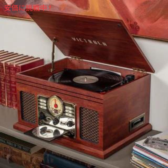 Victrola ノスタルジック 6-in-1 Bluetooth レコードプレーヤー