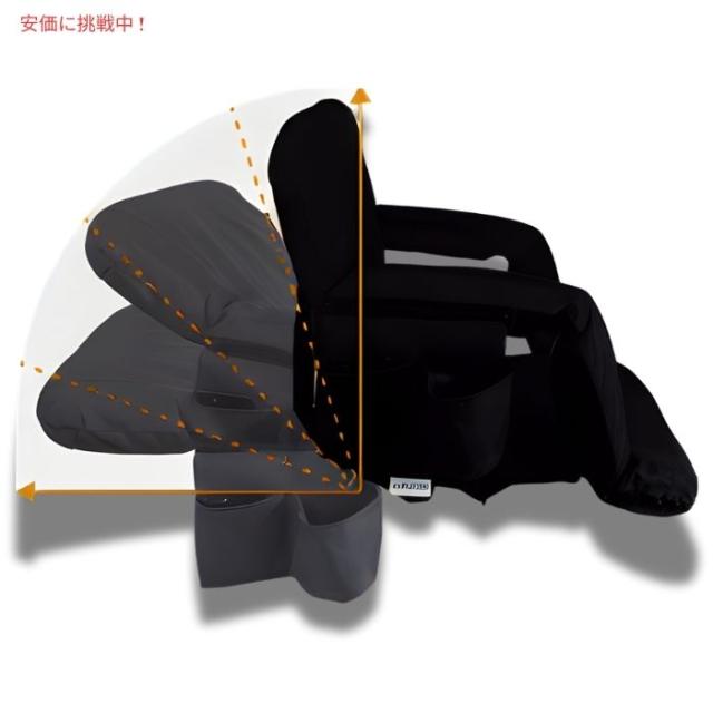Alpcour アルプクール リクライニングスタジアムシート 幅53cm ブラック Reclining Stadium Seat 21inch wide Black_2