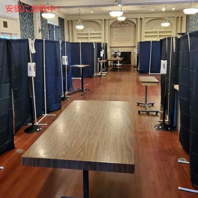 Port-A-Wall ポータウォール 携帯 ルームディバイダー ダークブルー 仕切りカーテン 高さ178x幅183cm Portable Room Divider Dark Blue_7