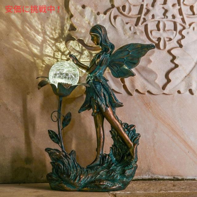 Teresas Collection テレサズコレクション ソーラーライト付きガーデンフェアリー彫刻 Garden Fairy Sculptures with Solar Outdoor Light_5