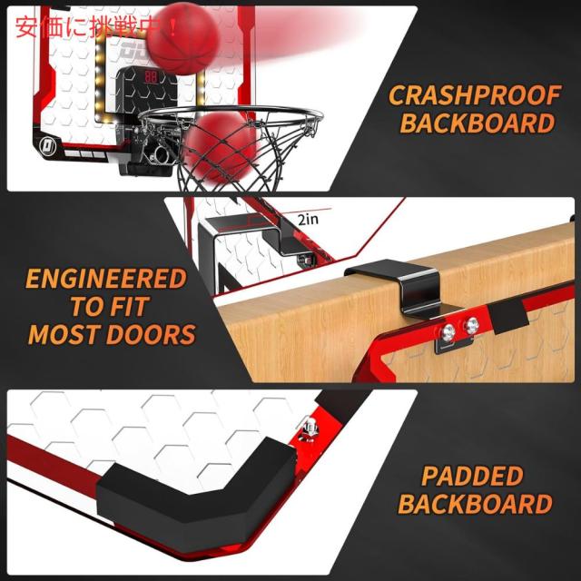 TEMI テミ 室内用籠球フープ キッズ向け Indoor Basketball Hoop for Kids