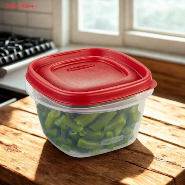 Rubbermaid ラバーメイド Easy Find Lid 2カップ スクエア型 フード