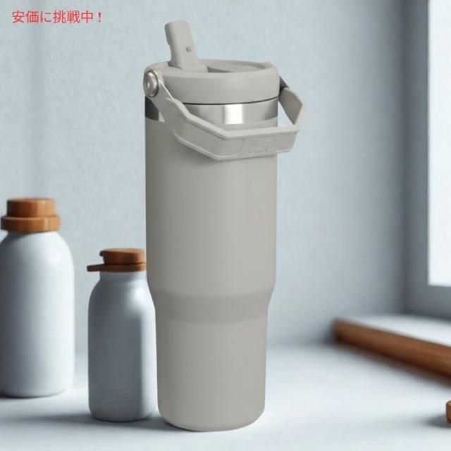 Stanley スタンレー アイスフロー ストロー付きタンブラー 887mL（アッシュ）IceFlow Tumbler with Straw 30oz (Ash)_3