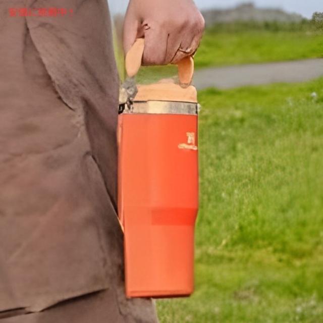 Stanley スタンレー アイスフロー ストロー付きタンブラー 887mL（タイガーリリー）IceFlow Tumbler with Straw 30oz (Tigerlily)_3