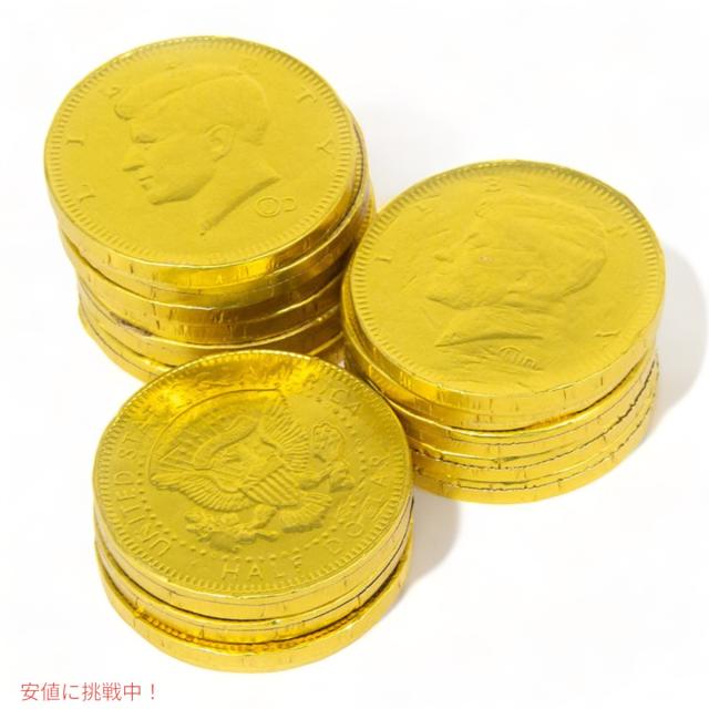 By The Cup ミルクチョコレート ゴールド コイン 2ポンド (907g) 大