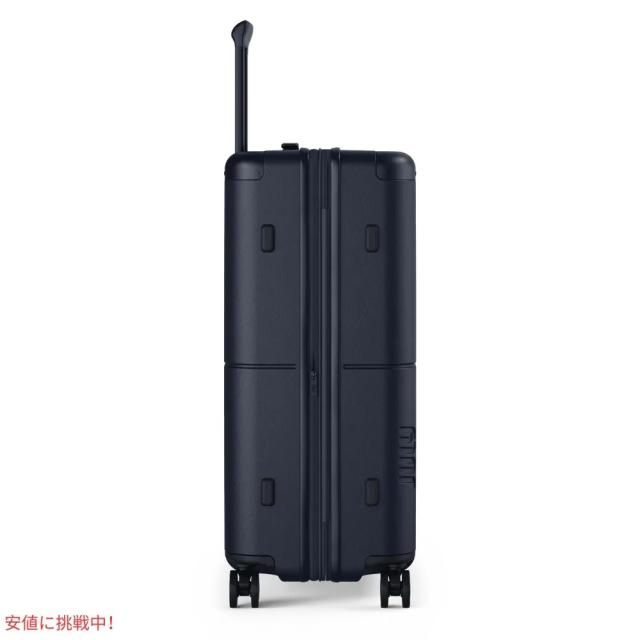 ジュライ スーツケース チェックド エクスパンダブル ネイビー 9.9