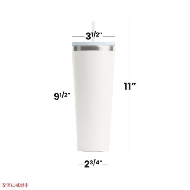 RITC エブリデイタンブラー ホワイトグリッター 28オンス RITC Everyday Tumbler White Glitter 28oz_6