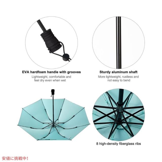 G4Free Liteflex ハイキングアンブレラ 折りたたみ傘 レイクブルー G4Free Liteflex Hiking Umbrella Mini Lake Blue_4