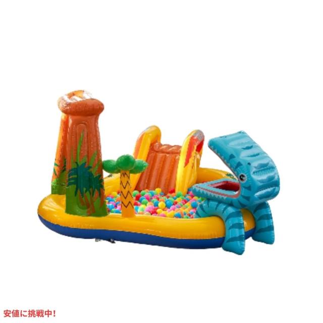 INTEX インテックス 子供用 インフレータブル プール 恐竜プレイ